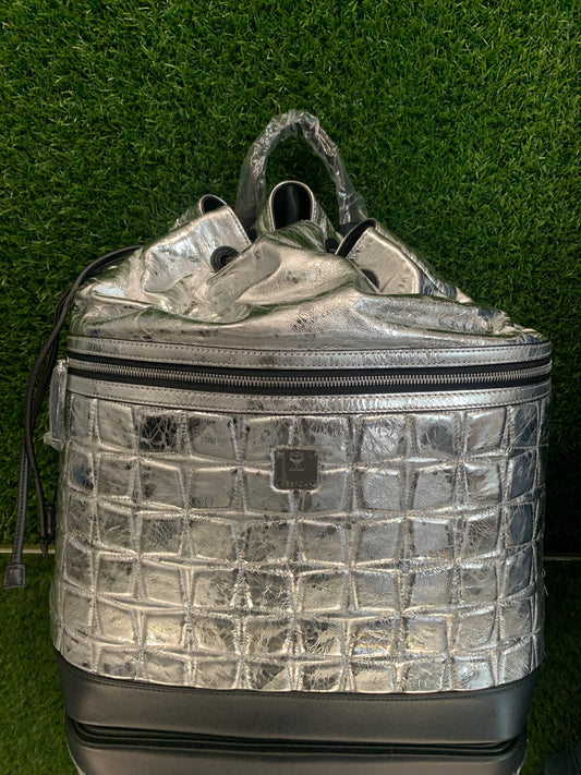 MCM Oversize Metallic Backpack